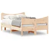 vidaXL Massivholzbett ohne Matratze 120x190 cm Kiefernholz Produktbild-Vorschau 1