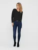 ONLY Pull chaud en maille stretch Sweater col V manches Voir les images du produit 3