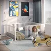 CADANI Teso Kinderbett 120x200 cm – Bodenbett & Laufgitter, Produktbild-Vorschau 4