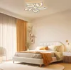 A bedroom with a bed, curtains, and a ceiling light. Náhled obrázku produktu