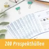 perfect line 200 buste trasparenti A4 goffrate, 60 micron, Anteprima dell’immagine prodotto 3
