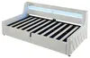 Polsterbett Samt  mit hydraulischem Stauraum & LED, Produktbild-Vorschau 7