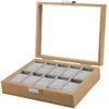 Etui für 10 Uhren mit Glasdeckel PDMDF05 Produktbild-Vorschau 6