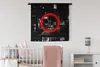 MuchoWow® Wandteppich Wandbehang Spiele - Controller - Rot Produktbild-Vorschau 1