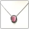 Edelschmiede925 Anhänger inkl Kette 925 Silber mit rosa Produktbild-Vorschau 4