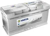 A Varta car battery is shown from a diagonal angle against a white background. Produktbild-Vorschau