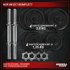Miweba Sports Kurzhantel MKH110 | inkl. 15 kg Gusseisen Produktbild-Vorschau 3