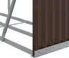 vidaXL Přístřešek na palivové dřevo hnědý 180x45x100 cm Náhled obrázku produktu 7