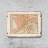 Poster - Canvas - Leinwand - 59,4 cm x 42 cm - Alte Karte Produktbild-Vorschau 1