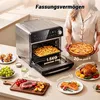 14L Heißluftfritteuse XXL, Minibackofen Umluft mit Produktbild-Vorschau 10