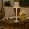 Ledvion 2x Wiederaufladbare LED Tischleuchte Beige Dimmbar Produktbild-Vorschau 3