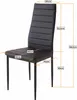 Albatros Esszimmerstühle MILANO 6er Set, Schwarz - Produktbild-Vorschau 7