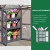 Outsunny studený rám mini skleník 3 úrovne dvojité dvere Náhľad obrázku produktu 6