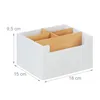 Relaxdays Schreibtisch Organizer, Bambus, 5 Fächer, für Produktbild-Vorschau 4