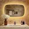 S'AFIELINA 80×50 cm Badspiegel mit Beleuchtung Oval LED Produktbild-Vorschau 11