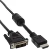 InLine® HDMI-DVI Adapterkabel, 19pol Stecker auf 18+1 Produktbild-Vorschau 1