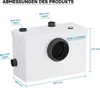 Wiltec 3/1 Kleinhebeanlage 600 W mit Häcksler, Hebeanlage Produktbild-Vorschau 6