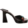 Buffalo Liza Disco Sandalette Schwarz Produktbild-Vorschau 5