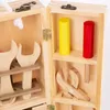 Kinderplay dřevěný box s nářadím pro děti, 38ks Náhled obrázku produktu 10