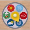 Magnetischer Holzkalender für Kinder – Lernkalender 34×34 Produktbild-Vorschau 5