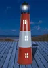 Großer Leuchtturm aus Metall mit Solarfunktion H:80 cm, Produktbild-Vorschau 5