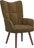 vidaXL Poltrona relax con sgabello in velluto marrone Anteprima dell’immagine prodotto 12