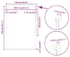 vidaXL Verdunkelungsrollo Weiß 110x130cm Stoffbreite Produktbild-Vorschau 7