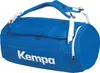 A blue duffel bag with white accents and the brand name 'Kempa' printed on it. Náhled obrázku produktu