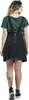 Forplay Kurzes Kleid Damen Latzwickelkleid schwarz 3XL Produktbild-Vorschau 6