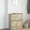 vidaXL Scarpiera rovere Sonoma 80x21x87,5 cm Materiale a Anteprima dell’immagine prodotto 2