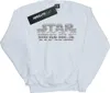 Star Wars - Sweatshirt für Herren BI45368 (M) (Weiß) Produktbild-Vorschau 1