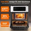 15L Heißluftfritteuse & Ofen, 2 Zonen, 8L Körbe + 7L Produktbild-Vorschau 2
