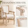 Chaise de salle à manger HOMCOM, chaise de cuisine avec Voir les images du produit 4