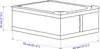 Skubb Ikea Box 44x55x19 dunkelgrau Produktbild-Vorschau 2