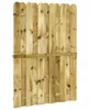 vidaXL Portail de jardin, 100 x 150 cm, en bois massif de Voir les images du produit 1