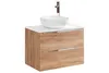 A bathroom vanity with a sink and faucet against a white background. Náhled obrázku produktu