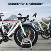Toboli Fahrradständer für 6 Fahrräder 168x32x26,5cm aus Produktbild-Vorschau 4