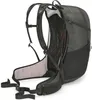 A black and gray backpack shown from the side. Produktbild-Vorschau