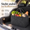 Filztasche Schwarz Einkaufstasche Kaminholztasche Produktbild-Vorschau 3