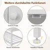 COSTWAY Ławka na buty z pokrywą na zawiasach, siedziskiem i Podgląd zdjęcia produktu 8
