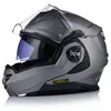 LS2 FF901 Advant X Solid, casco ribaltabile, titanio opaco, Anteprima dell’immagine prodotto 4