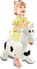 Jamara bouncy animal cow biały/czarny z pompką Podgląd zdjęcia produktu 1