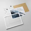 Gerahmtes Poster - Weißer Rahmen - Berge Nebel Bäume - Produktbild-Vorschau 4