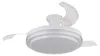 Globo Lighting Deckenventilator Metall weiß matt, LED Produktbild-Vorschau 2