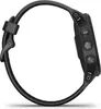 Side view of a black smartwatch with a black band. Náhled obrázku produktu