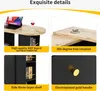 OKWISH Meuble Bar Pivotant 360° Avec 2 Tiroirs, Portes Voir les images du produit 5