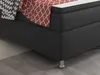 Boxspringbett K003 180x200 cm Webstoff Anthrazit Produktbild-Vorschau 4