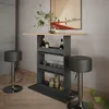 Bartisch-Set Vicco Repose Goldkraft Eiche/Anthrazit 110 x Produktbild-Vorschau 4