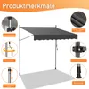 Markiza zaciskowa Izrielar z korbą ręczną, markiza Podgląd zdjęcia produktu 4