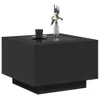 vidaXL LED-salontafel, zwart, 60x60x40 cm, van houtvezel Productafbeelding-voorbeeld 5